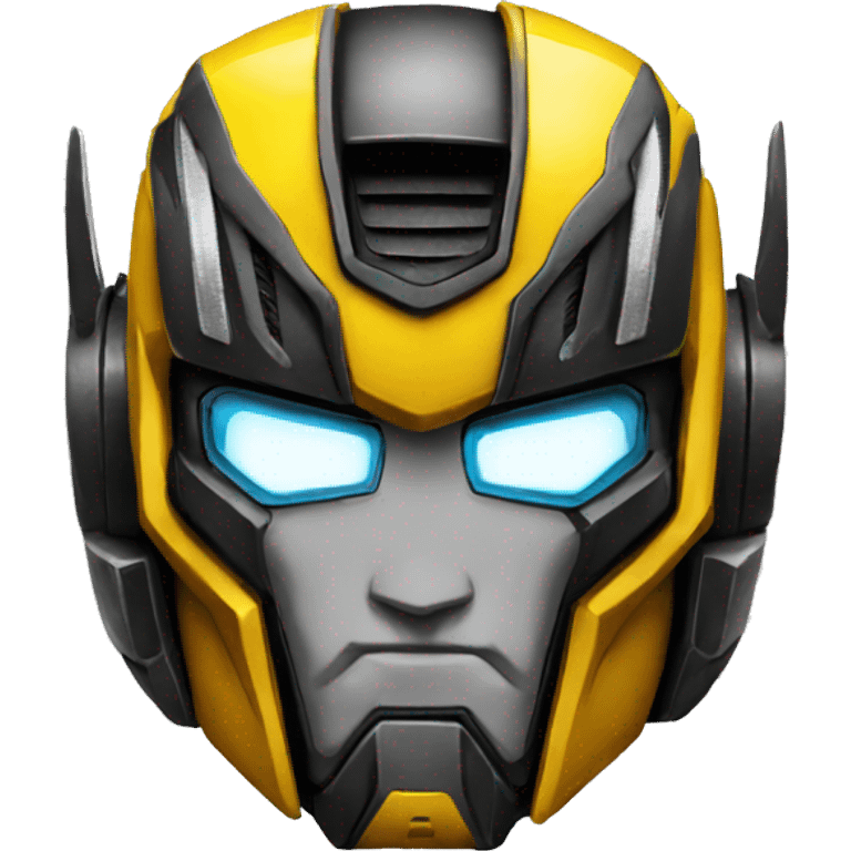 Transformer BumbleBee face  emoji