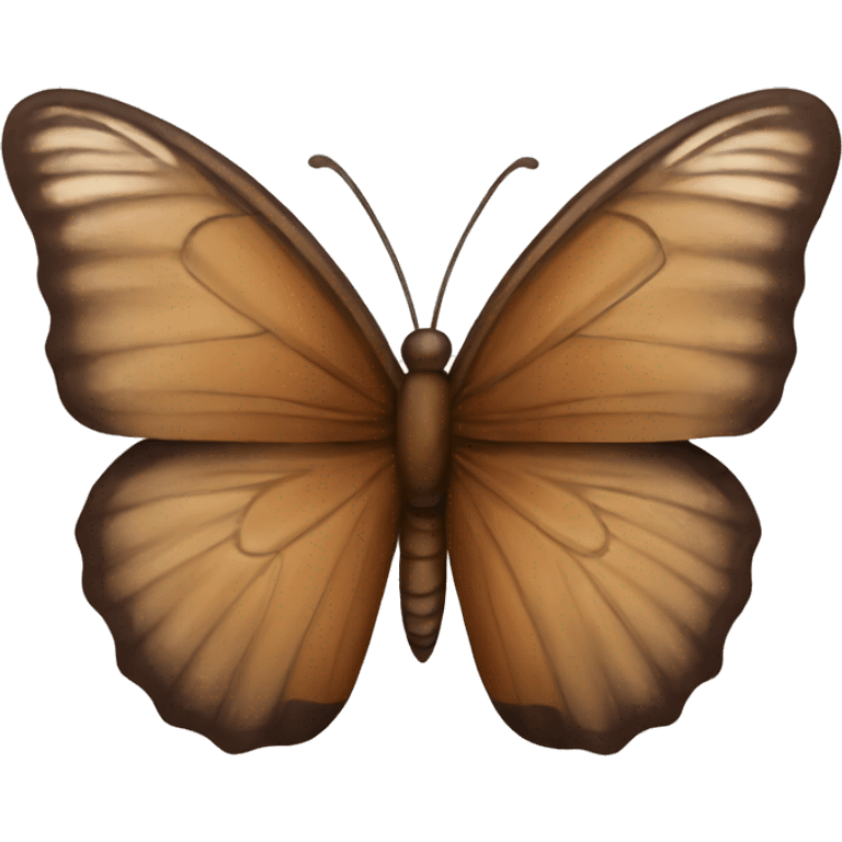 brown butterfly emoji