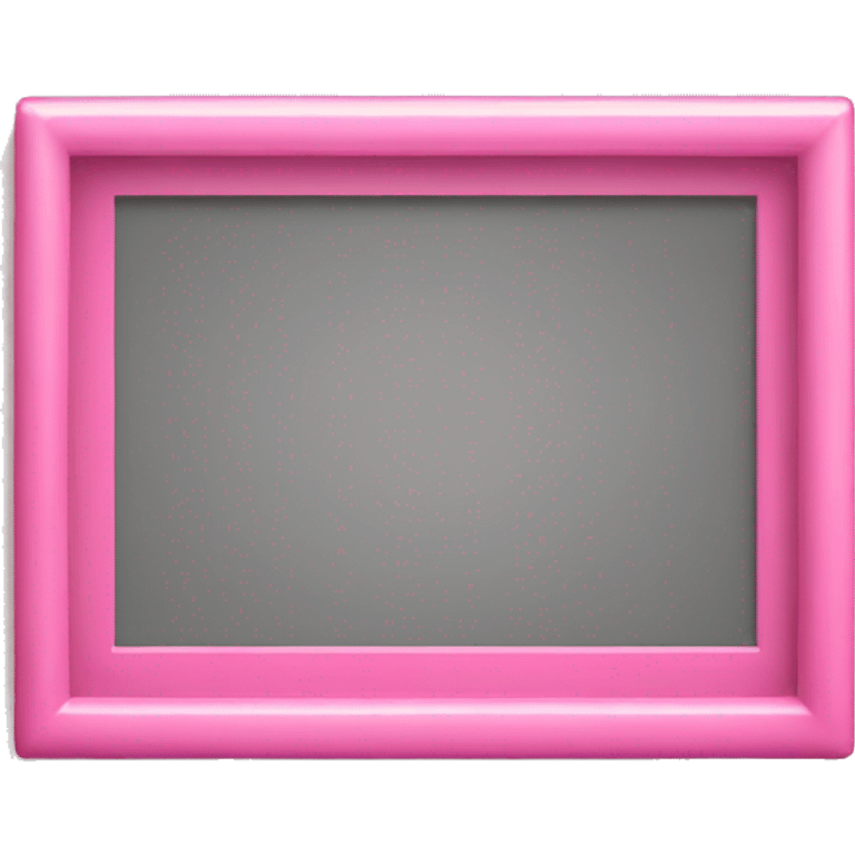 Pink photo frame  emoji