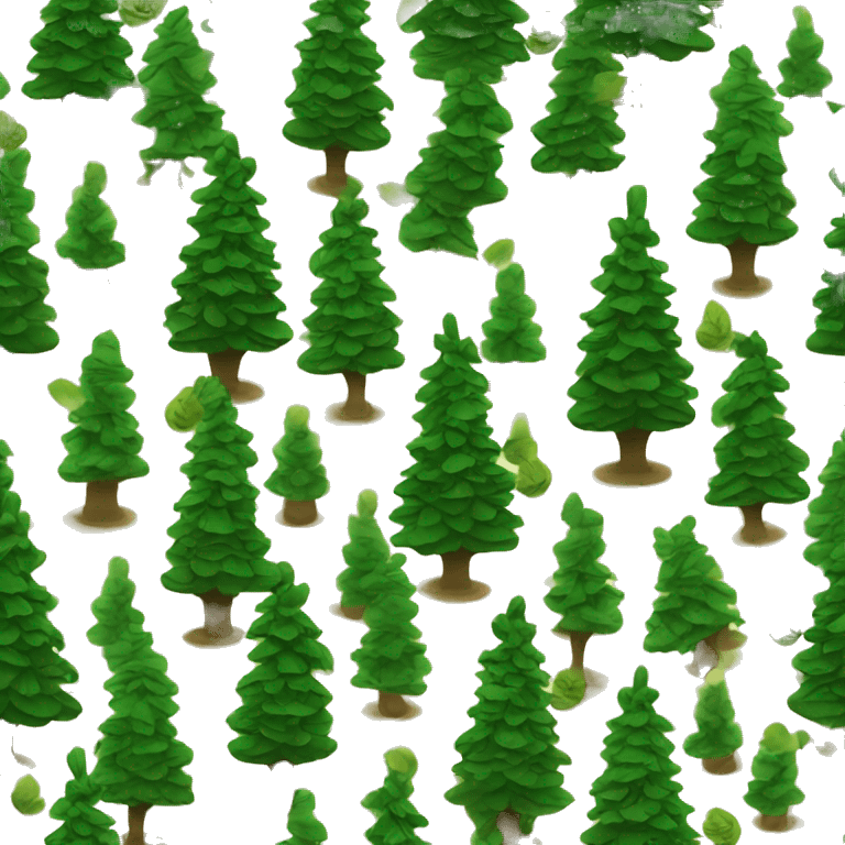 Christmas tree farm emoji