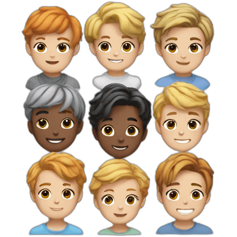 NCT dream, books, movies emoji