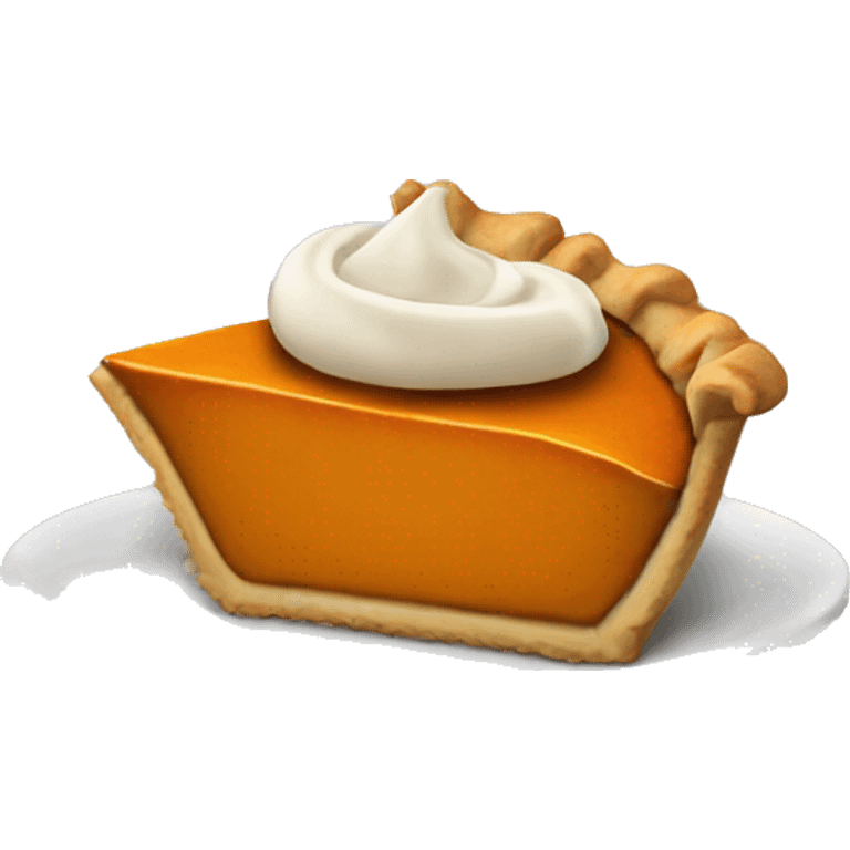 Pumpkin pie emoji