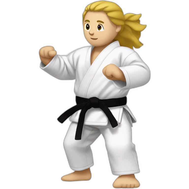 Entréner de judo emoji