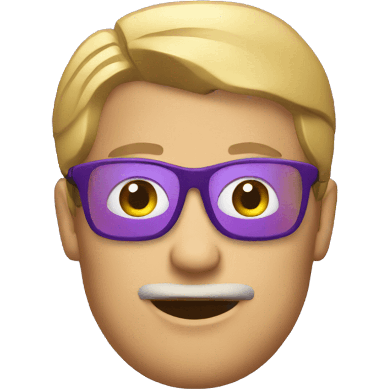 purple bank emoji