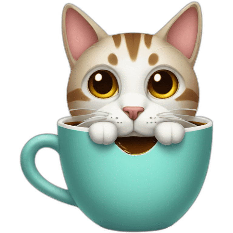 cat- drink -coffee emoji