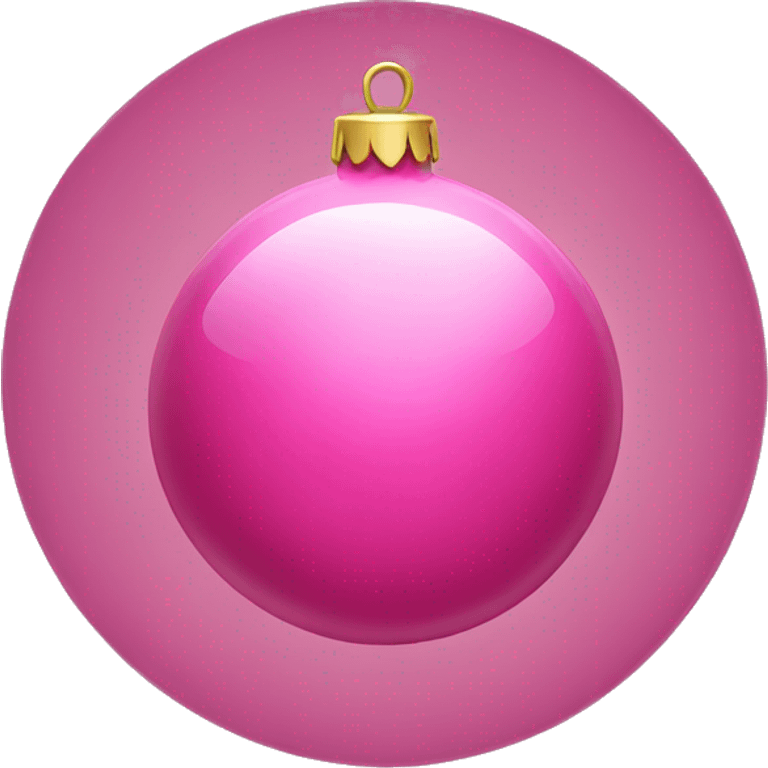 pink bauble emoji