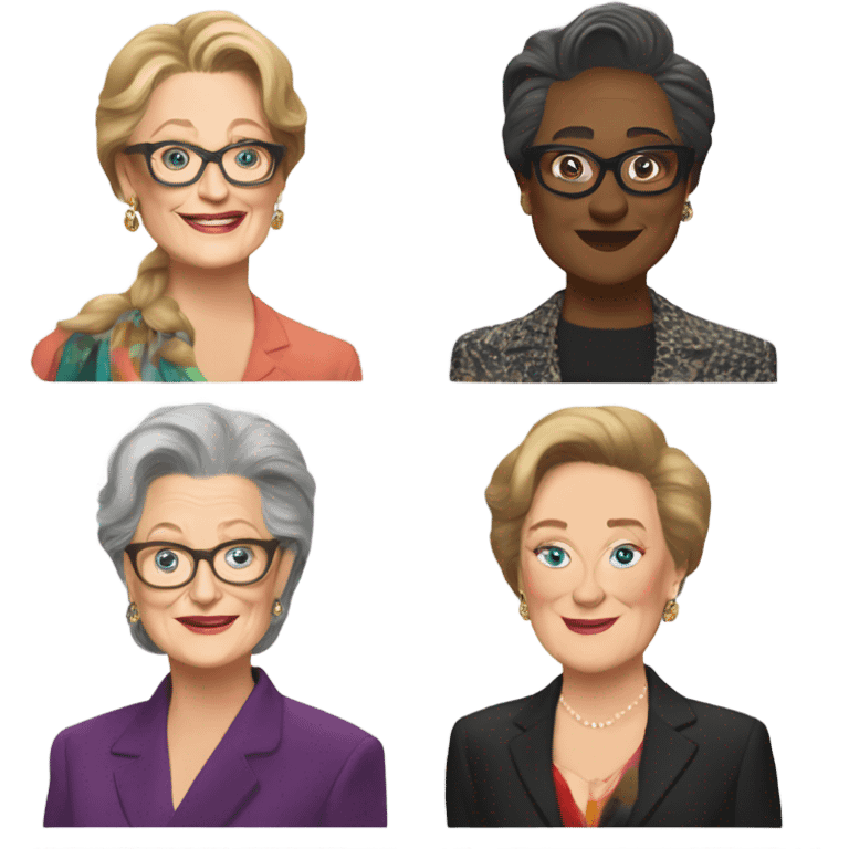 Meryl Streep Dee Dee Allen the Prom emoji