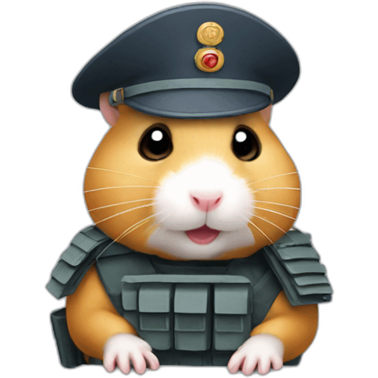 hamster-soldier emoji