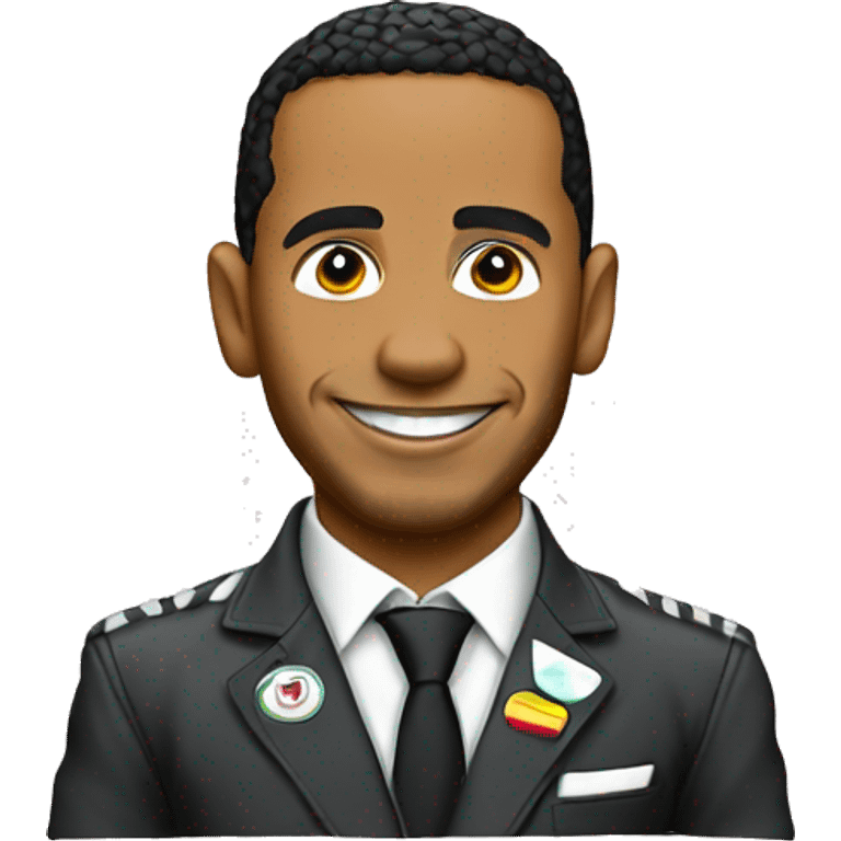 Lewis Hamilton Mercedes suit emoji