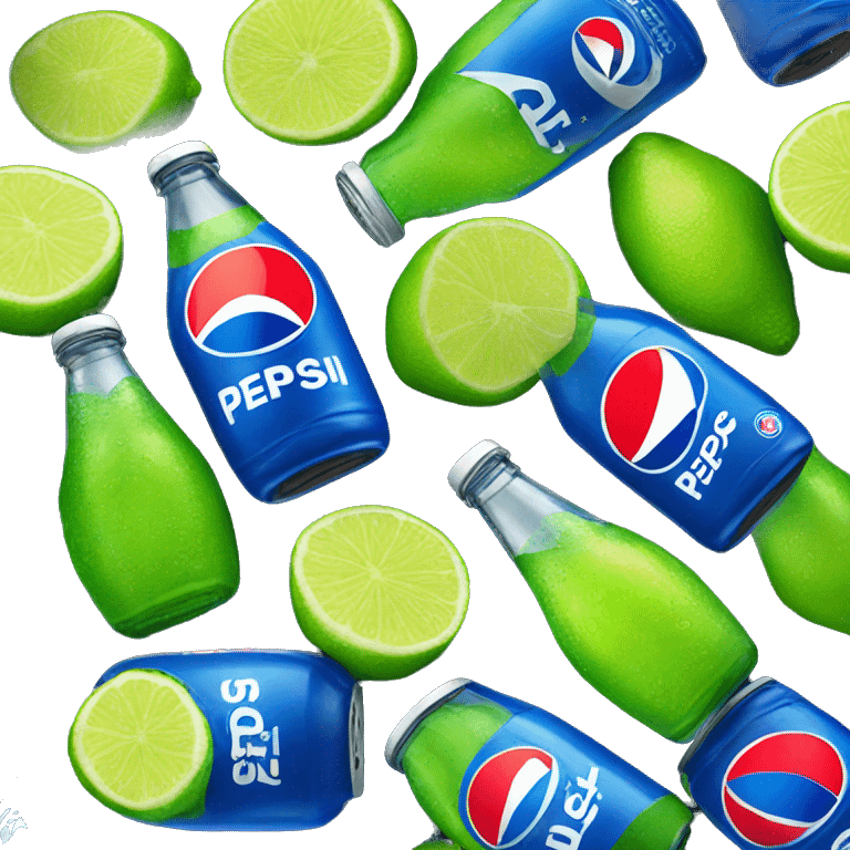 a pepsi lime bottle emoji