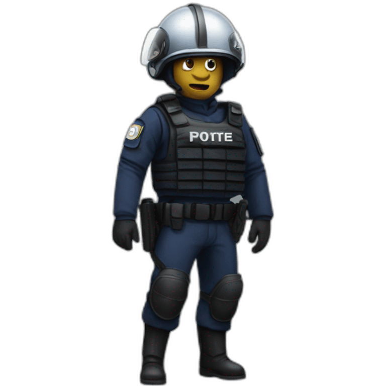 riot police emoji