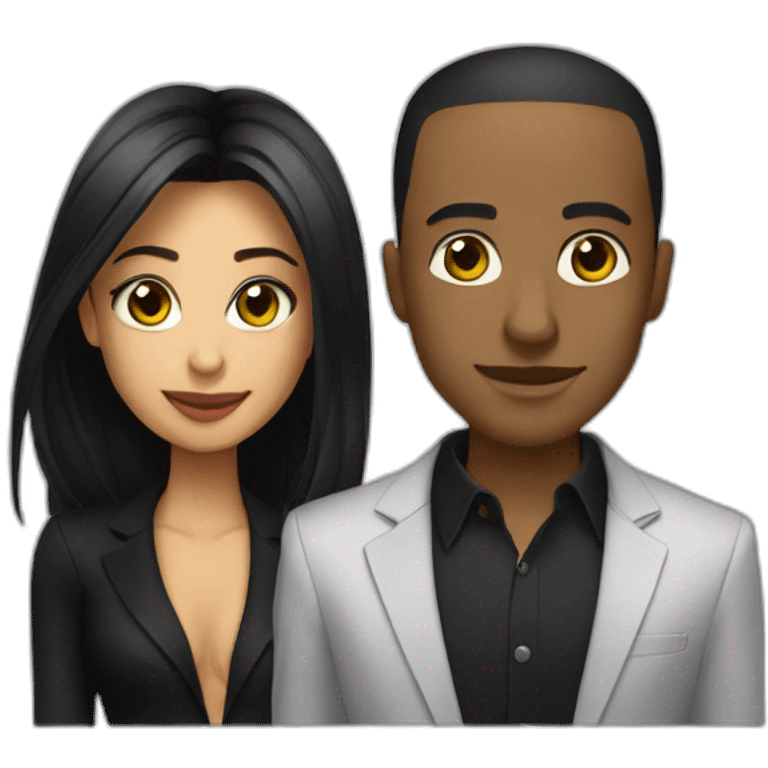 Slimane et vitaa emoji