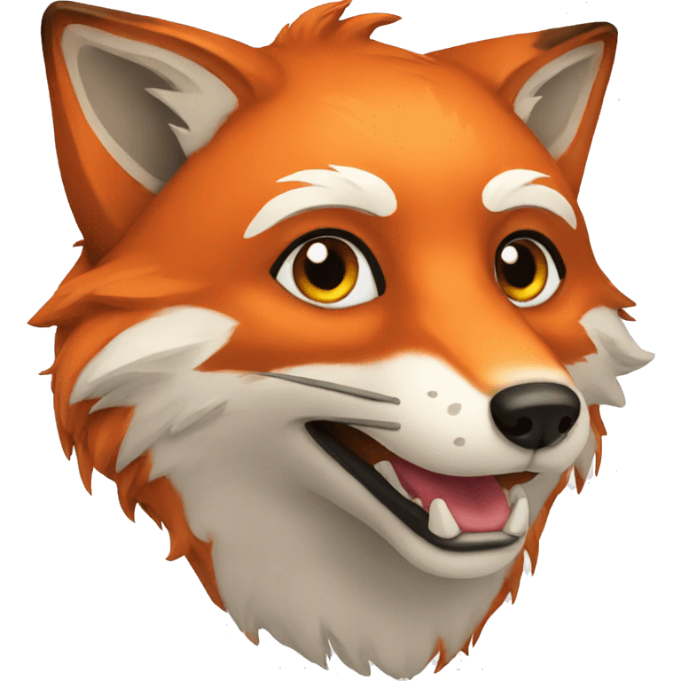 a fox emoji