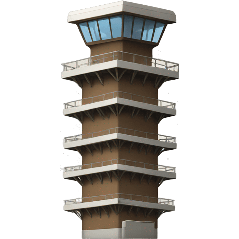 Brown Airport Tower emoji