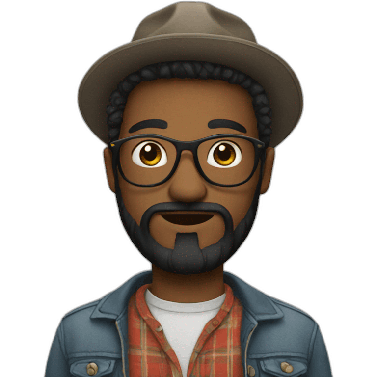 hipster emoji