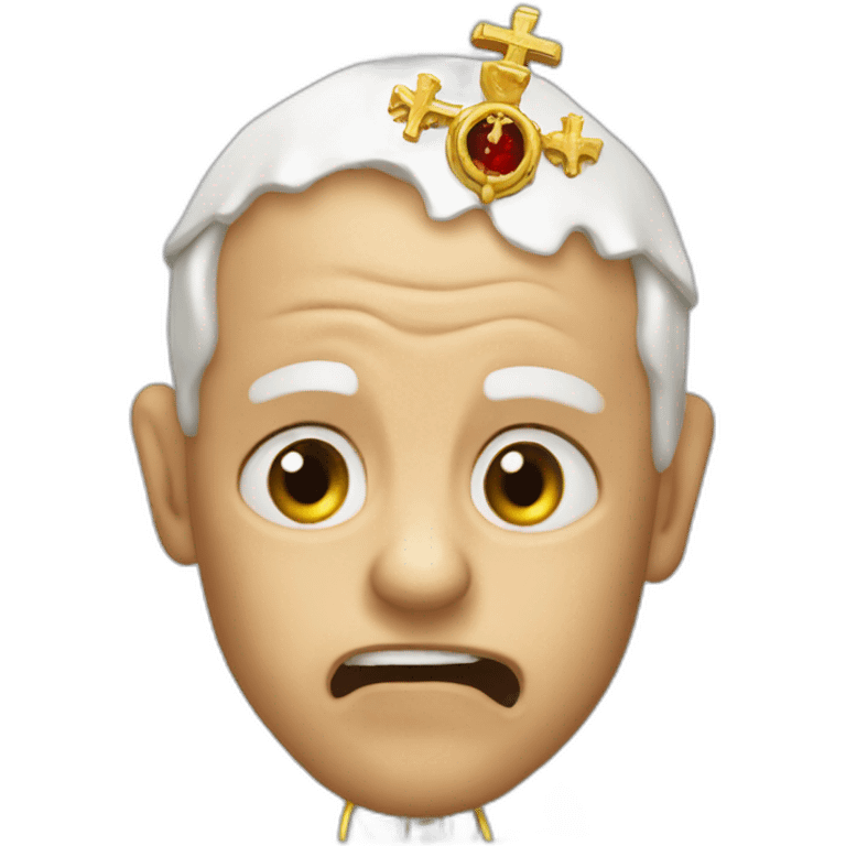 Pope puke emoji