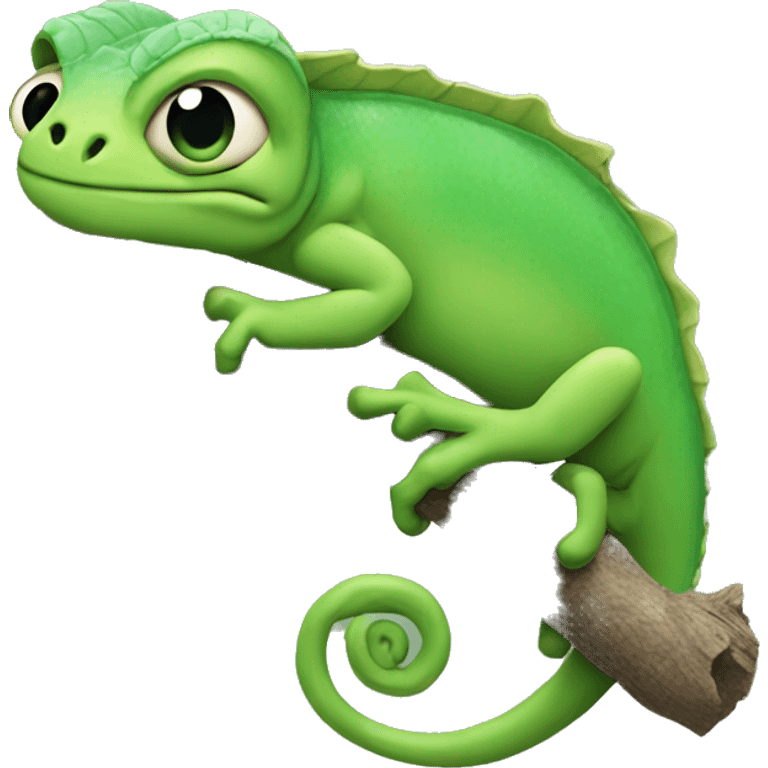 Caméléon emoji