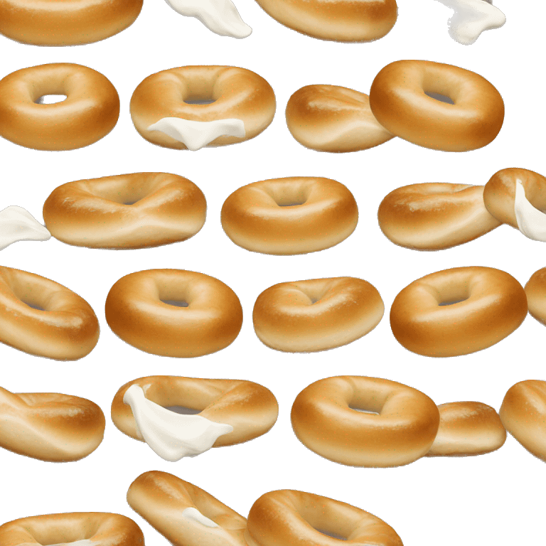 bagels with cream emoji