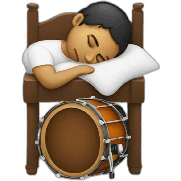 drummer sleeping emoji