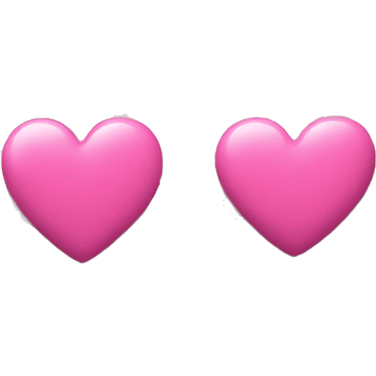 Pink heart and black heart  emoji