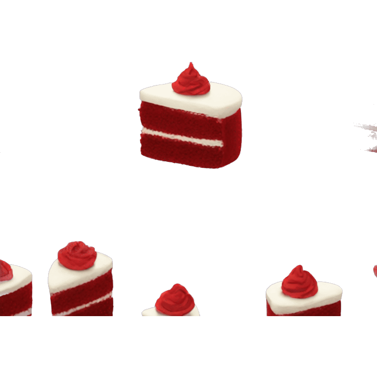 red velvet cake emoji