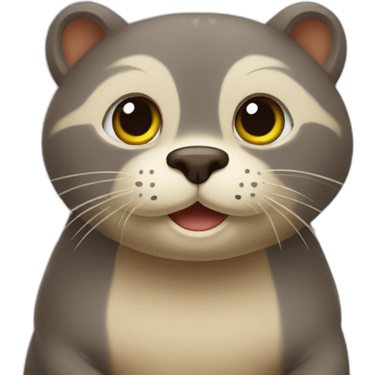 Chat sur loutre emoji