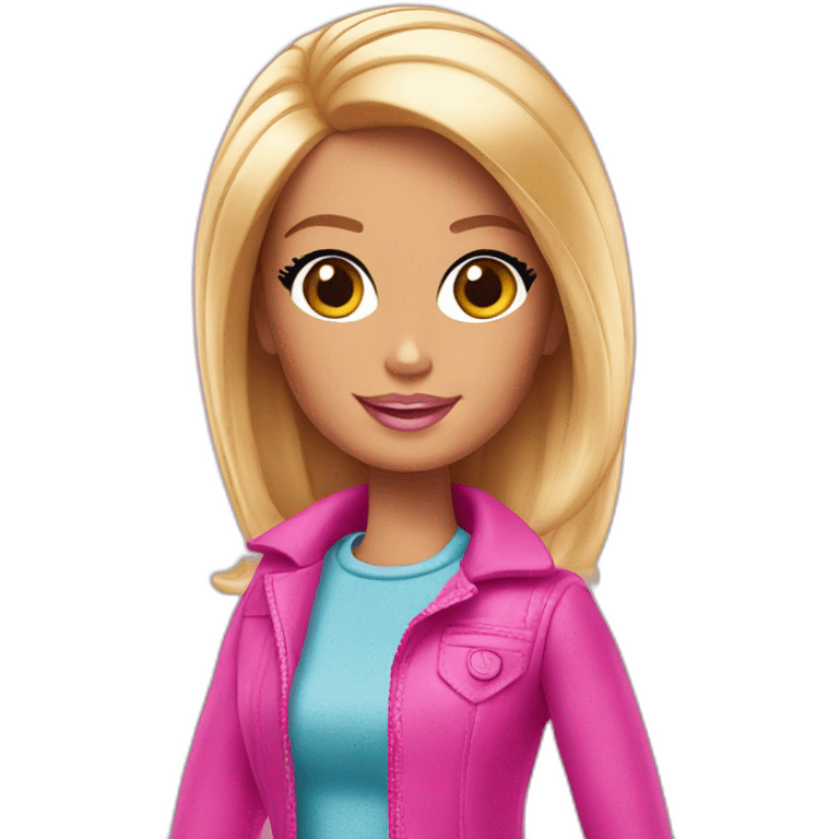 Barbie with bob emoji