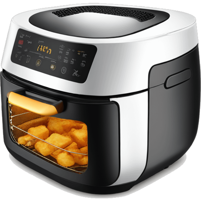 High quality air fryer beatifully rendered emoji