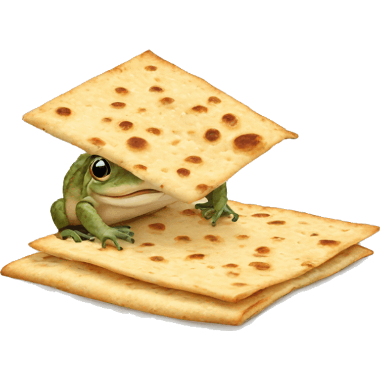 bufo eating matzah  emoji