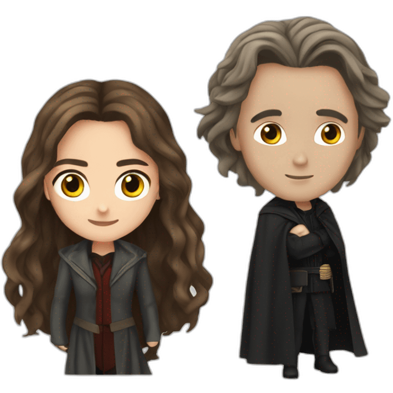 Severus Rogue et Hermione Granger emoji