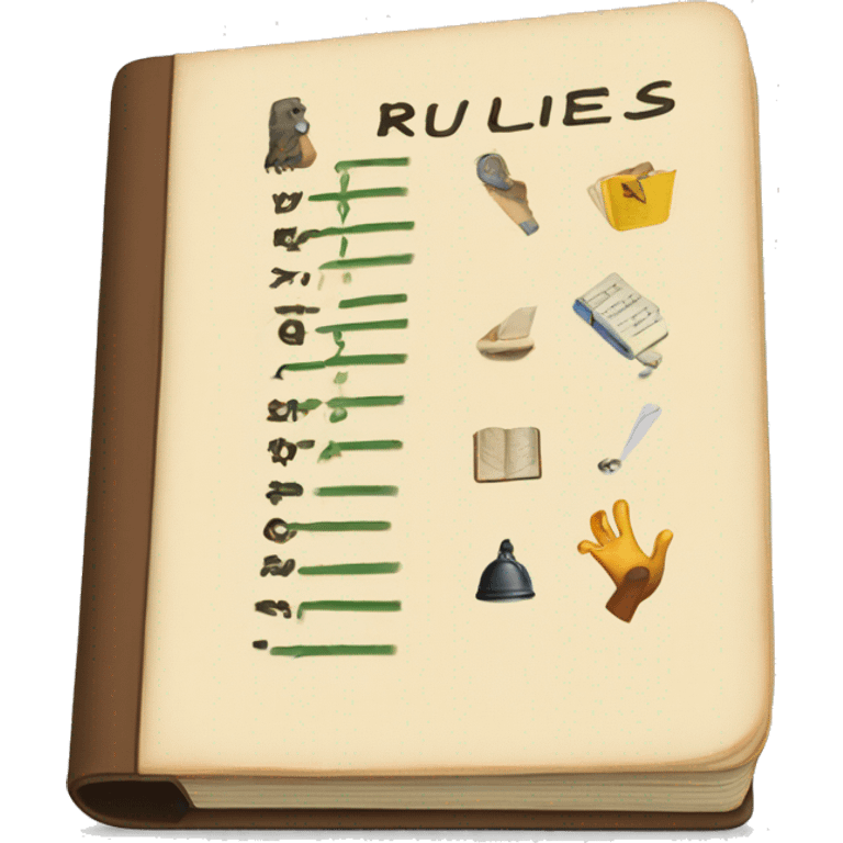 Rules Hand Book emoji