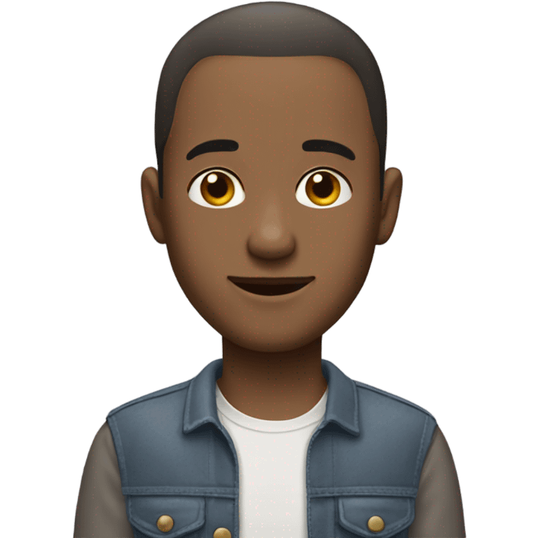 Guy with receding hairline ￼ emoji