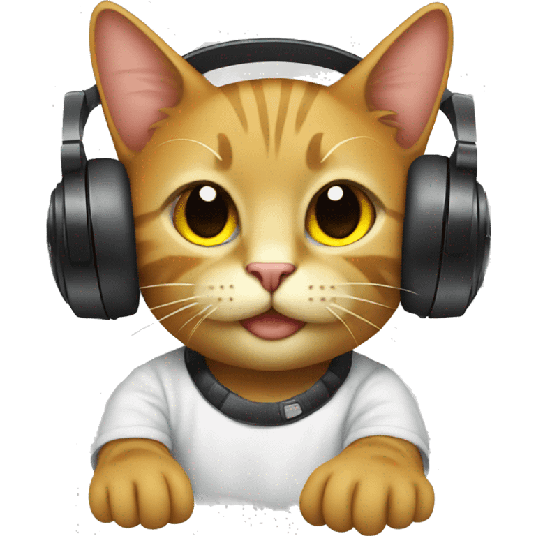 Dj cat emoji