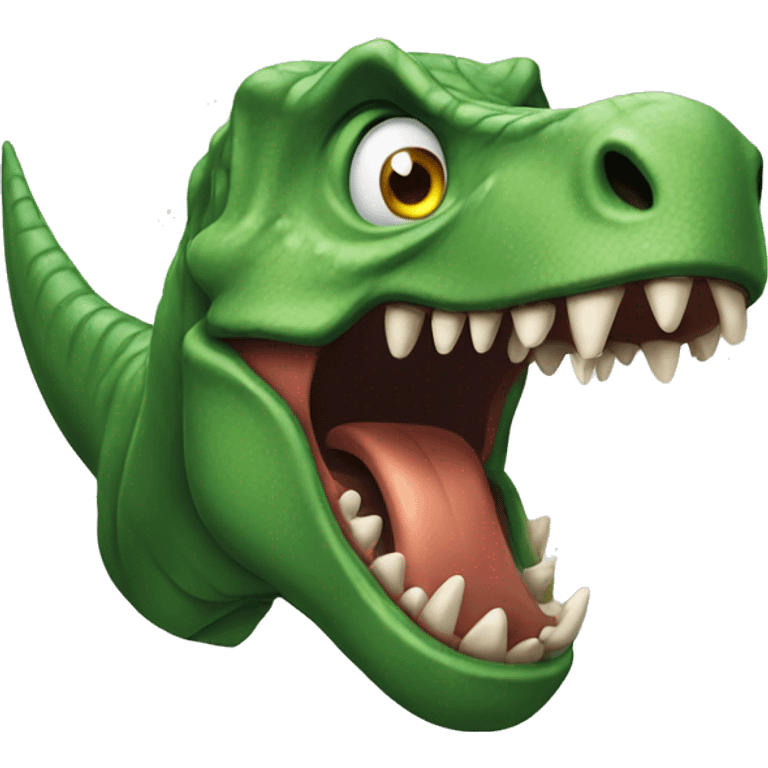 dinosaur is angry  emoji