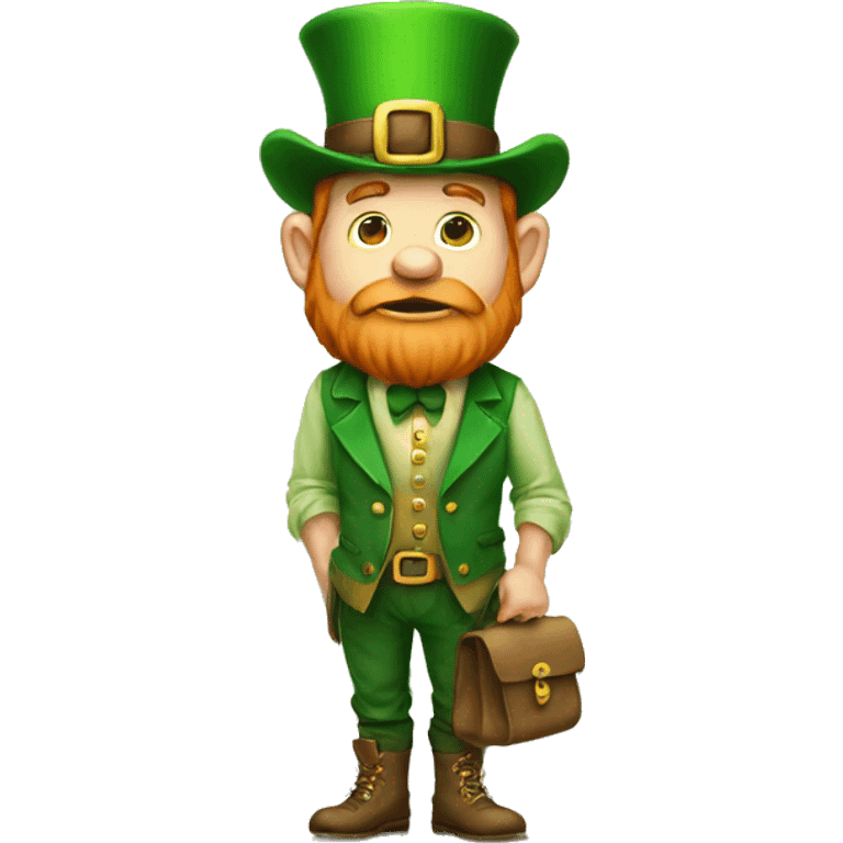  sad leprechaun with empty pockets emoji