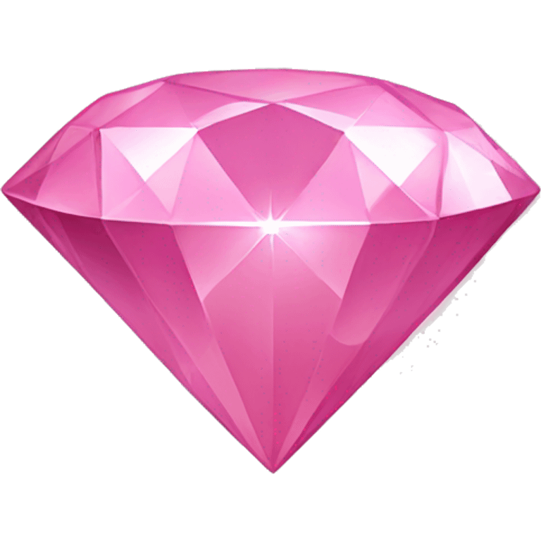 Pink diamond emoji