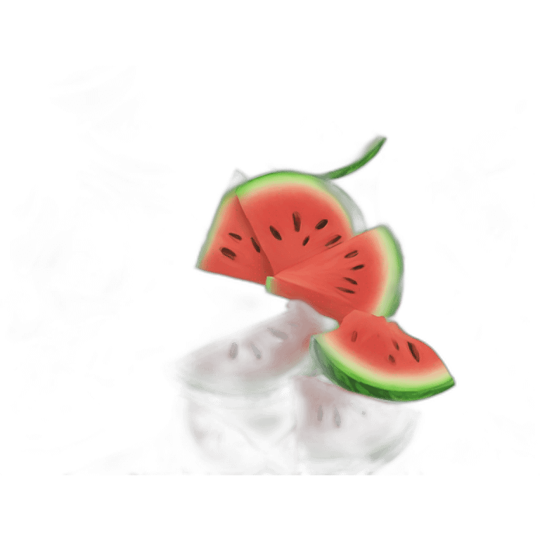 watermelon happy emoji