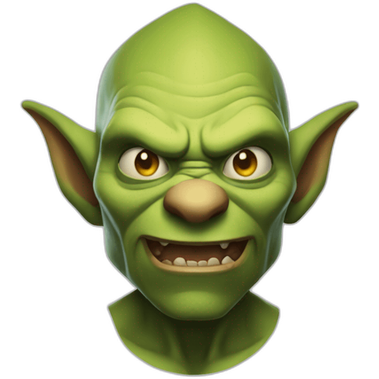 The goblin of the game clash of clan emoji