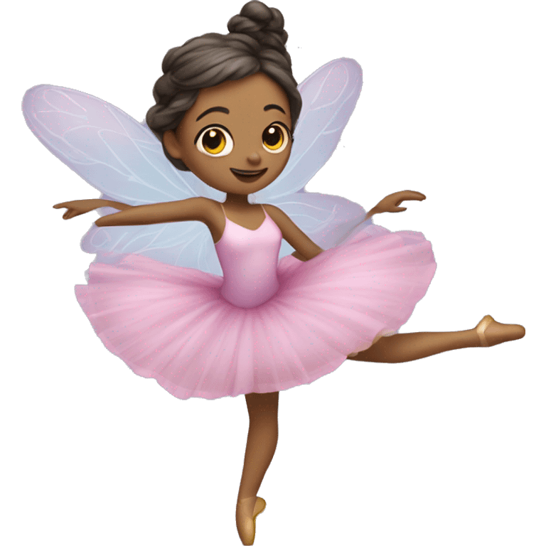 realistic fairy doing ballet emoji