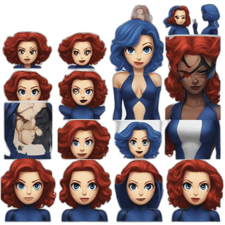 mystique xmen emoji