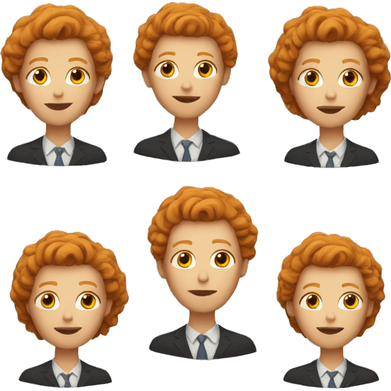 Ginger teacher emoji