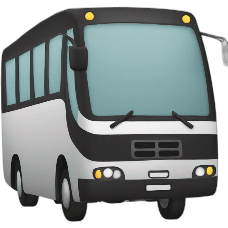 bus icon black emoji