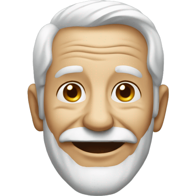 old man smiling emoji