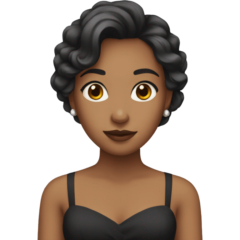 solo girl in formal attire emoji