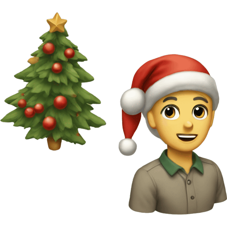 Vintage Christmas emoji