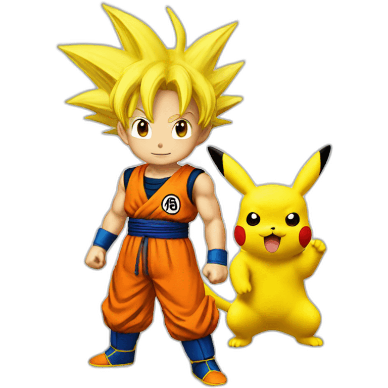 Dragonball with pikachu  emoji