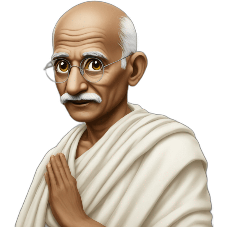 Gandhi ji eyes are money emoji