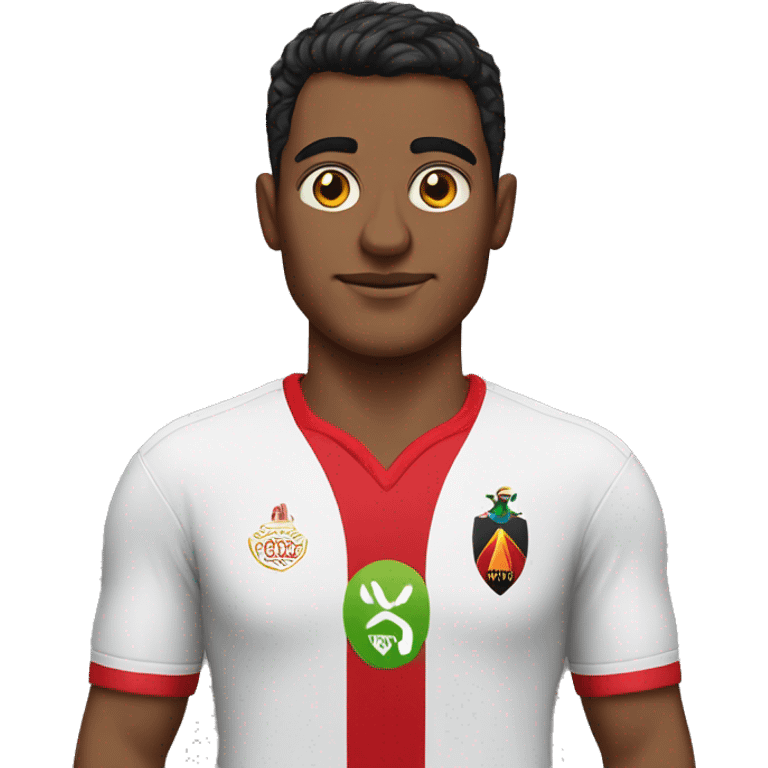 Man wears Al Ahly shirt  emoji