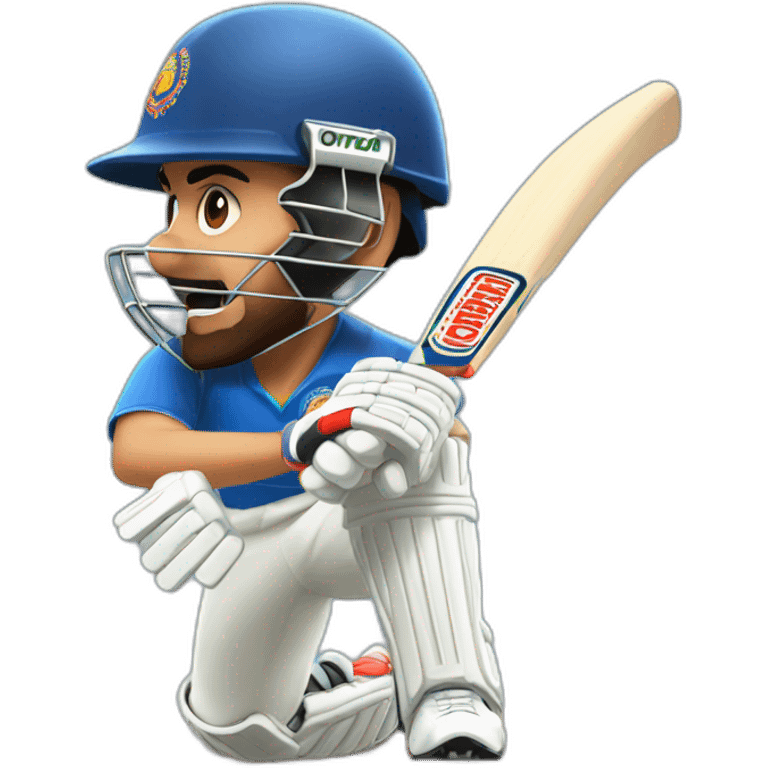 virat kohli cover drive emoji