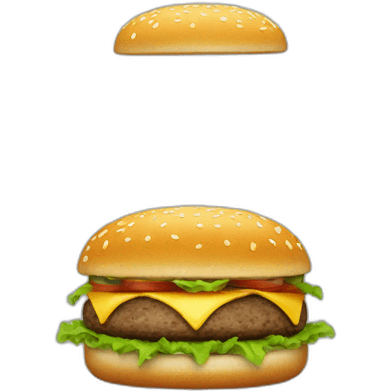 Un hamburger emoji